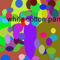 white cotton panty