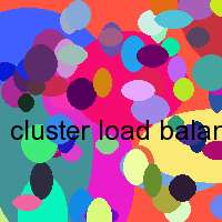 cluster load balancer