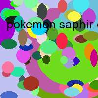 pokemon saphir edition